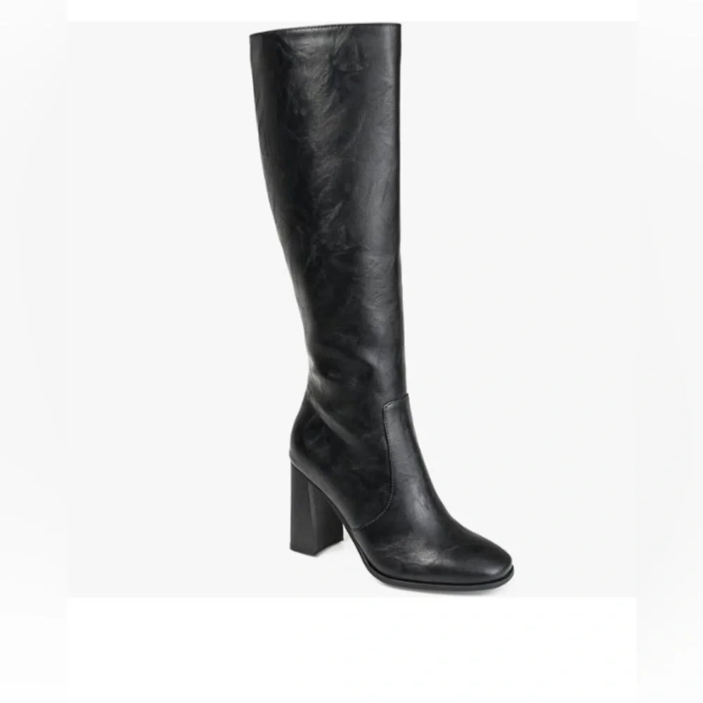 Journee Collection WomenXWC Karima Tru Comfort Foam Stacked Heel Knee High Boots